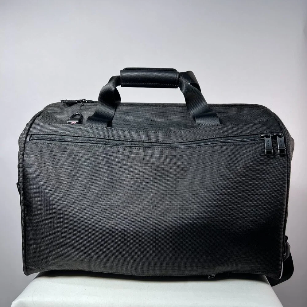 TUMI Alpha 3 Framed Soft Duffel, Black NWT